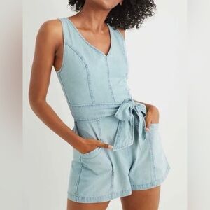 NWOT- American Eagle Aeries - Denim Romper - Size Small